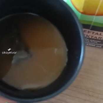 Dooy Meyve Suyundan Yabancı Madde Çıktı