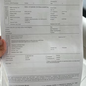 Basit Pansuman İşlemi İçin 1000 TL Ücret Ve Detaylı Fatura Talebi