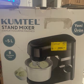 Kumtel Stand Mixer İlk Kullanımda Çalışmıyor, Değişim Talebi