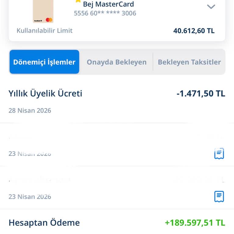 Denizbank Platinum Kartımdan Kesilen Yıllık Ücretin İadesi Reddedildi