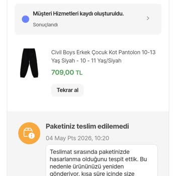 Hepsijet Kargo Gecikmesi Ve Hasarlı Paket Nedeniyle Ücret İadesi Talebi