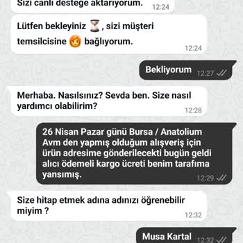 Kargo Ücreti Bilinmeden Yansıtıldı, İade Talebi