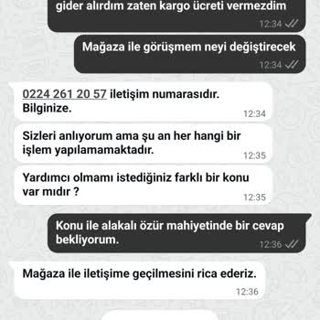 Kargo Ücreti Bilinmeden Yansıtıldı, İade Talebi