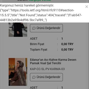 Cocoscarfs.com.tr Şal Siparişinde Teslimat Ve İade Sorunu