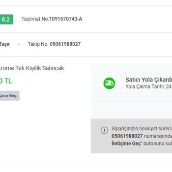 Siparişim Teslim Edilmedi Ve Bilgi Alınamıyor, İptal Ve Tam İade Talebi