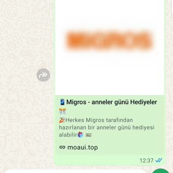 Migros İsmiyle Yayınlanan Sahte WhatsApp Hediye Çeki Kampanyası