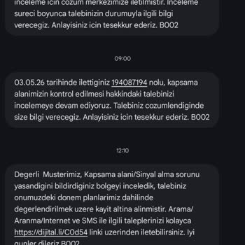 Turkcell Çekim Garantisi Sağlanmadı, Sinyal Zayıf Ve Kesintili