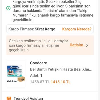 Aktarmada Kalan Kargo Nedeniyle Trendyol Ve Sürat Kargo’dan İade Talebi