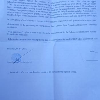 Çilek Turizm Bursa’da Vize Başvurusu Red Ve Evrak Eksikliği