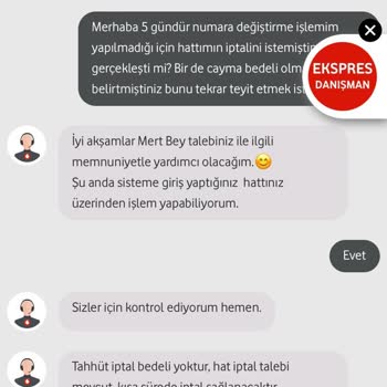Vodafone Hattım İçin Verilen Cayma Bedeli Taahhüdü İhlal Edildi Ve Haksız Fatura Kesildi