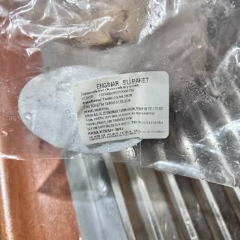 Plastik Kokulu Paketli Enginar İçin İade Ve İnceleme Talebi