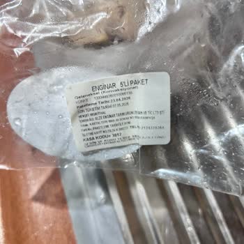Plastik Kokulu Paketli Enginar İçin İade Ve İnceleme Talebi