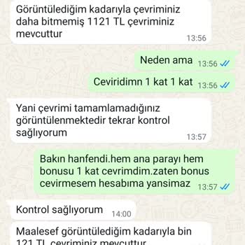 Enbet'in Teklif Ettiği 1 Kat Çevrim Şartını Değiştirerek Kazancımı Ödeme Reddetmesi