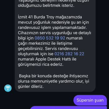 Troy’da İPhone 11 Pil Değişimi Stok Sorunu Ve Tutarsız Müşteri Hizmeti