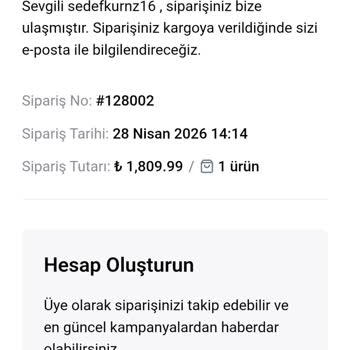 Teslim Edilmeyen Elbise Ve Kayıp Kargo İçin İade Talebi