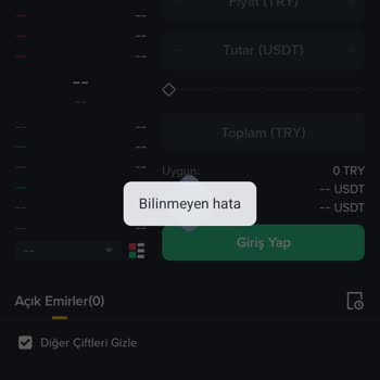 Numara Taşıma Sonrası Binance TR Hesabına Giriş Yapılamıyor