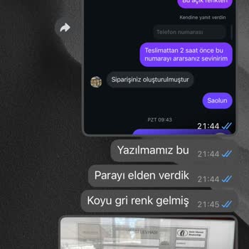 Yanlış Renk Koltuk, Kalitesiz Sünger, Fatura Kesilmemesi Ve Zorunlu Nakit Ödeme