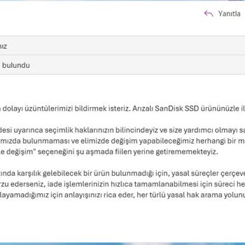 Garanti Ve Tüketici Heyeti Kararıyla Değişim Talebine Cevap Yok