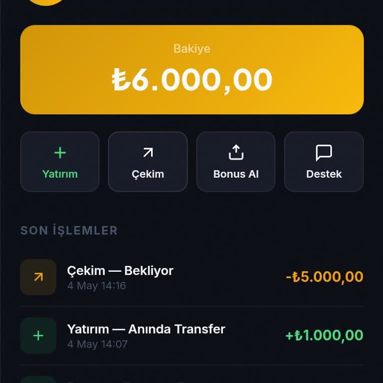Canlı Destek Engellendi Ve 5000 TL Çekim Talebim Beklemede