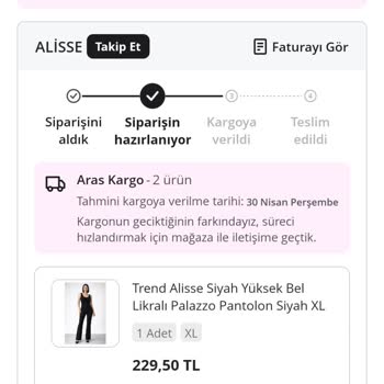 Ürün Kargoya Verilmedi Ve Satıcı Yanıt Vermedi