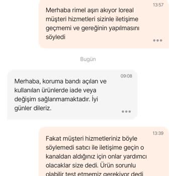 Hepsiburada'dan Açık Ve Etiketi Çıkarılmış L'Oréal Maskarasının Göz Yakması Ve İade Reddi