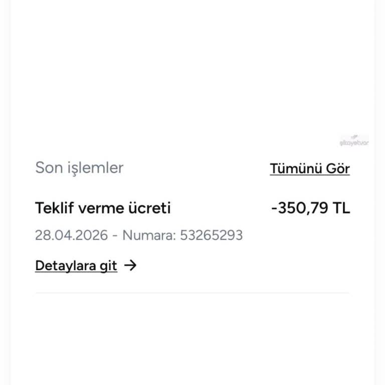 Armut Uygulamasında Kesilen 350 TL Ücretin İadesi Talebi