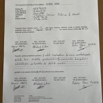 Hasarlı Teslimat Ve Stokta Görünen Ürünle Değişim Reddine Karşı Ücretsiz Değişim Talebi