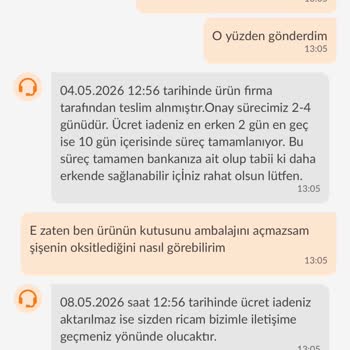 Oksitlenmiş Parfüm Ve Açık Ambalaj Nedeniyle İade Reddi