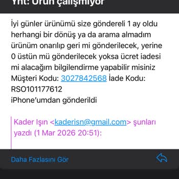 Rossmann’da Kırık Ütü İadesi İçin Geri Dönüşsüz Ve Çelişkili Süreç