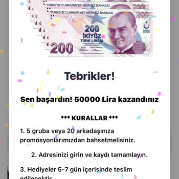 Kahve Dünyası Markasına Yönlendirilen Sahte Bağlantı Ve 50.000 TL Hediye İddiası
