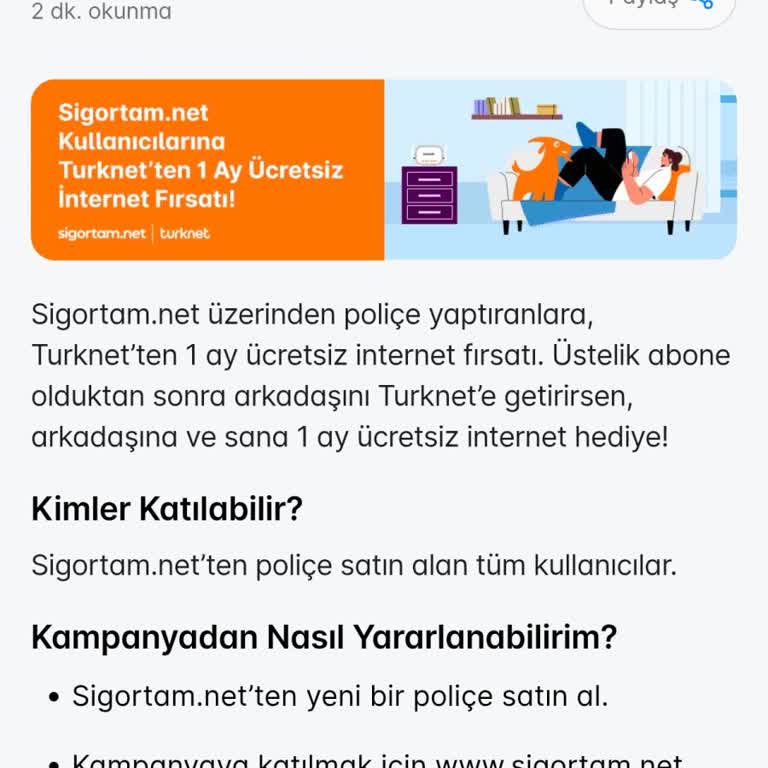 Yanıltıcı 1 Ay Ücretsiz TurkNet Kuponu Kampanyasıyla Mağdur Oldum