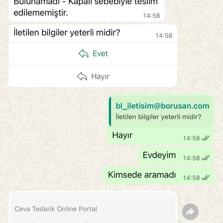 Teslimat Notunda 'Evde Yok' Yanlışlığı Ve Gün Boyu Beklemek Zorunda Kalan Müşteri