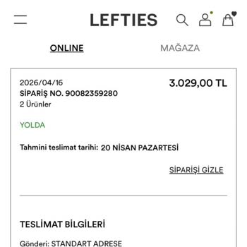 Gönderilmeyen Blazer İçin İade Ve İptal Talebi