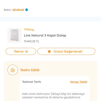 Eksik Parçalı Dolap Teslimatı İçin Uzun Bekleme Ve Çözüm Sözünün Tutulmaması