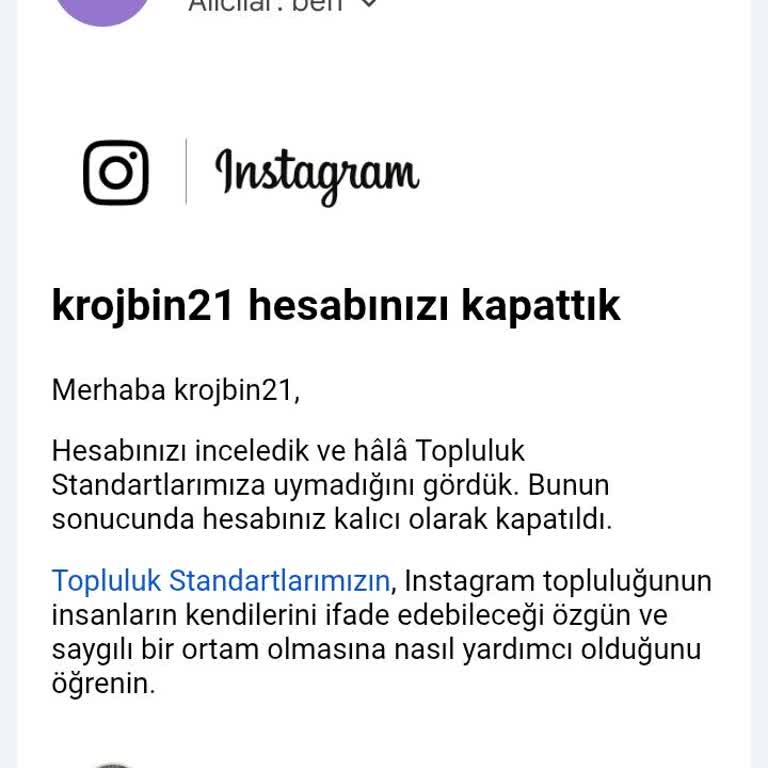 Instagram Hesabım Haksız Şekilde Kapatıldı, İtirazım Yanıtsız