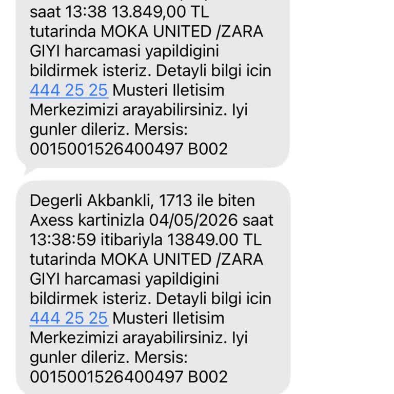 İzinsiz 13.849 TL Çekim İçin Acil İptal Ve İade Talebi