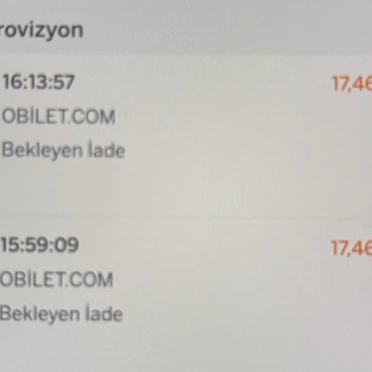 Obilet İptal Edilen Biletlerde 4800 TL’ye Karşı 34 TL İade