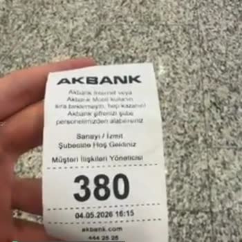Akbank Mükemmel Hizmet Veriyor!
