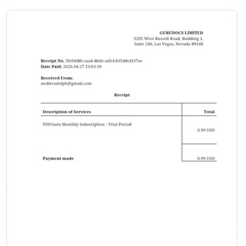 Pfdguru Refuses Refund After Unexpected Subscription Charge
