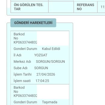 PTT Kargo Gecikmesi Ve İletişimsizlik Nedeniyle Siparişim Şubede Bekliyor