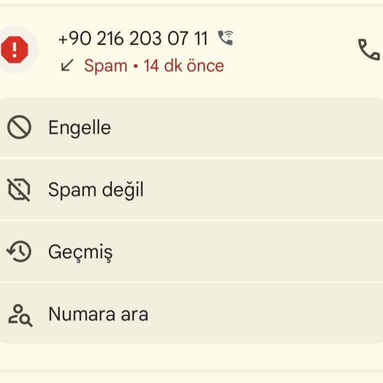 Şüpheli Telefon Araması Ve Kayıt Korkusu