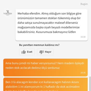 Stok Açılmayacağı Söylenen Üründe Yanıltıcı Bilgilendirme Ve Bekletilme