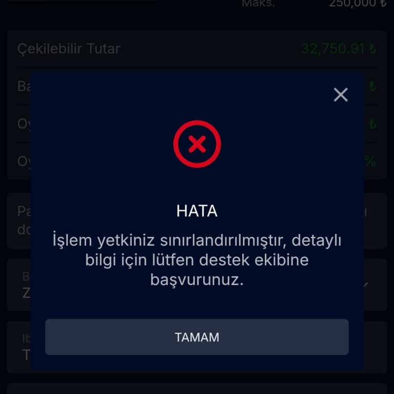 Betoffice’da Çekim Talebim İptal Edildi Ve Hesabım Engellendi