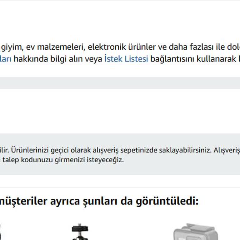 Amazon Hesabımda Sepete Ürün Eklenemiyor Hata Mesajı Görünmüyor