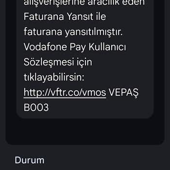 Vodafone Yanımda Premium Ücretsiz Olması Gereken Hizmet İçin Ücret Tahsilatı