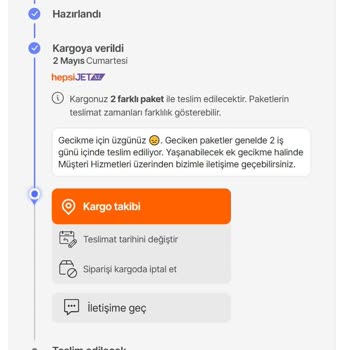Hepsijet&nbsp; &nbsp;Teslimat Sorunu ve Müşteri Mağduriyeti