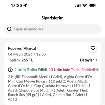 Uber Eats’te Ayıplı Teslimat Ve Tekrarlanan İade Reddine Karşı