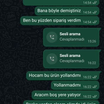 Söz Verilen Hızlı Teslimat Gecikti Ve Yanıt Yok