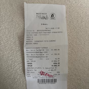 Aynı Beden Pantolonlarda Ölçü Farkı Ve Boyner’in Gerekçe Sunmadan İade Reddi