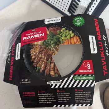 Amasya Merzifon File Market’te Satın Alınan Tavuklu Ramen Ürünün Çiğ Ve Kötü Koku Sorunu